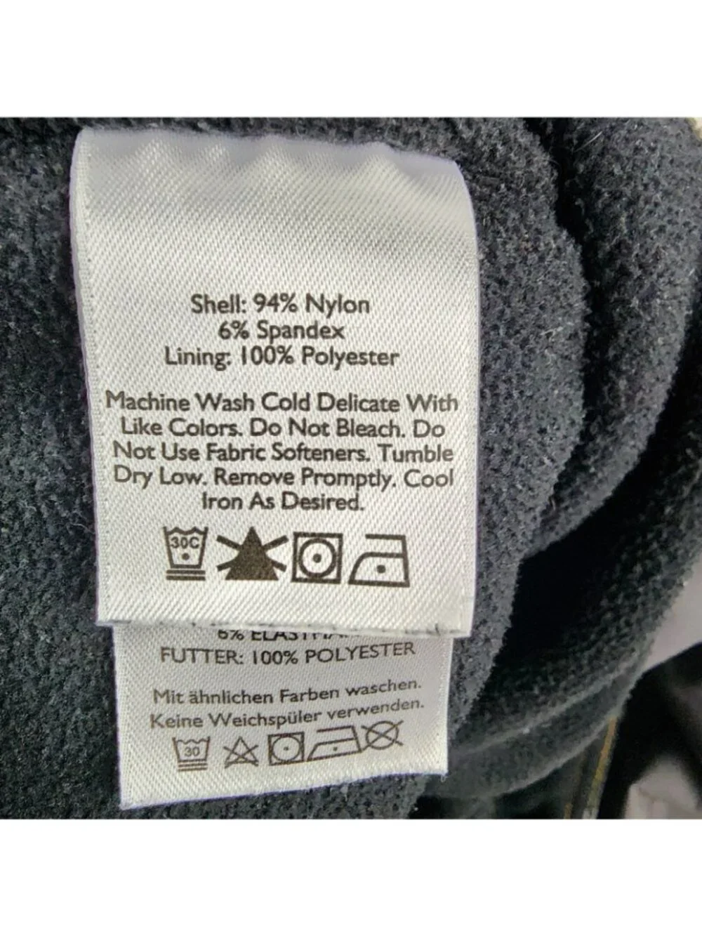 Eddie Bauer Travex Pants Mens 38x30 Guide Pro Lined Gray Nylon Hiking